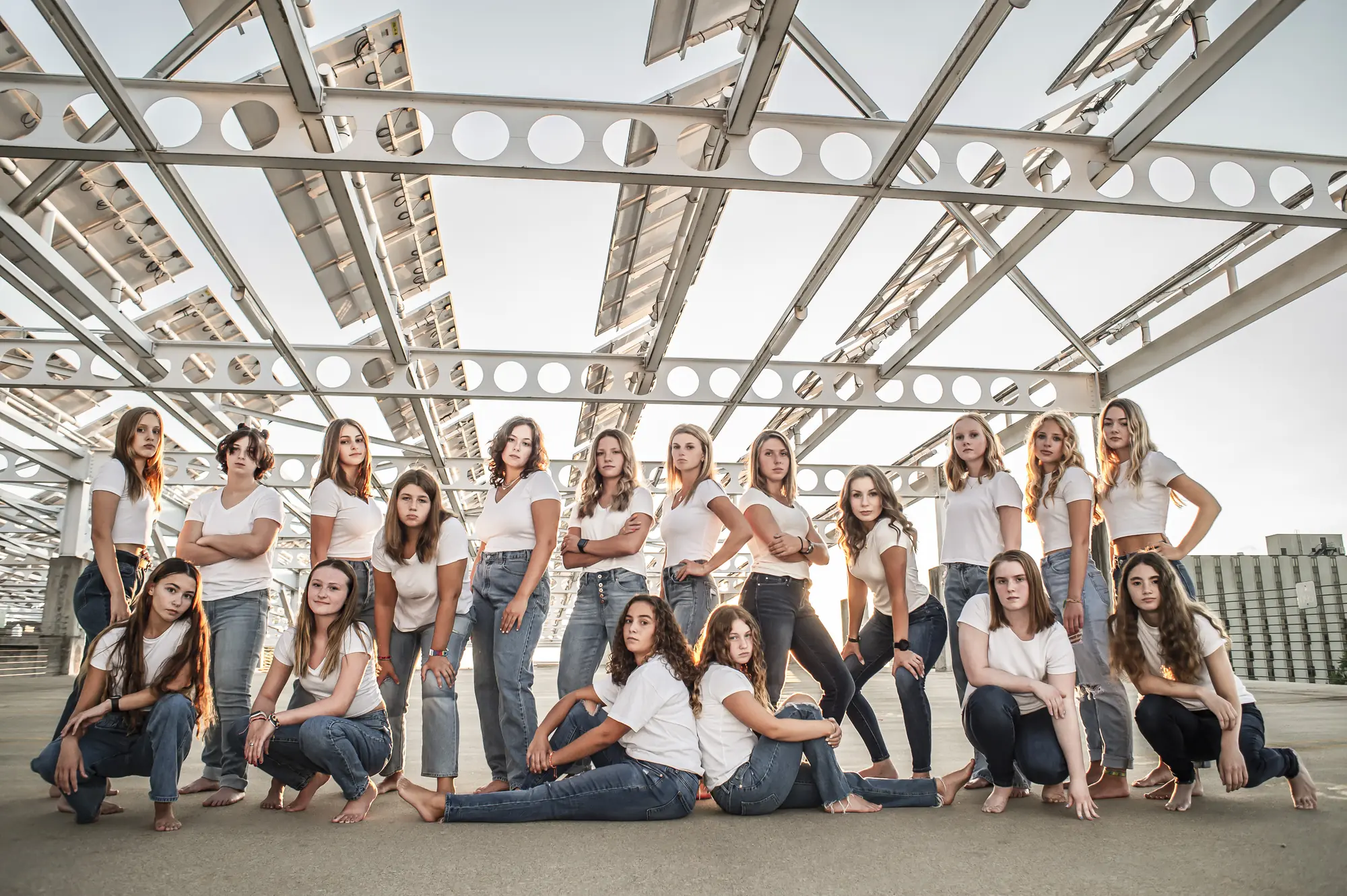 Team photos in Waterloo, swimming and diving team